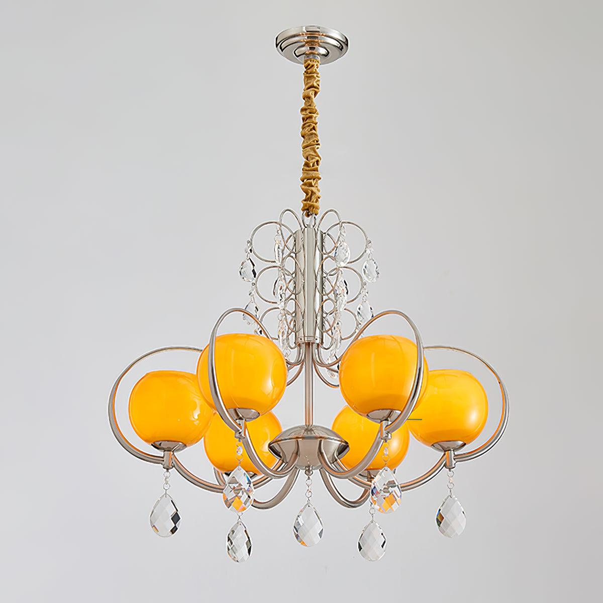 Doria Crystal Crown Chandelier