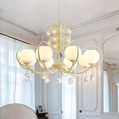 Doria Crystal Crown Chandelier