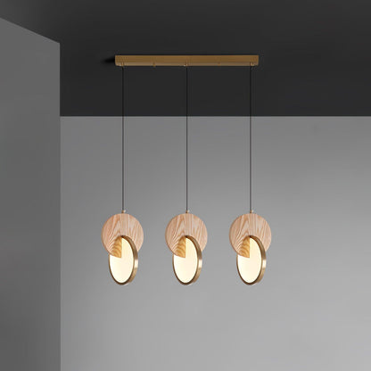 Double Disk Hanging light Pendant Lamp