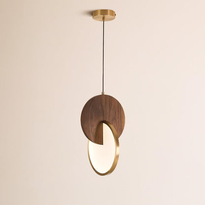 Double Disk Hanging light Pendant Lamp