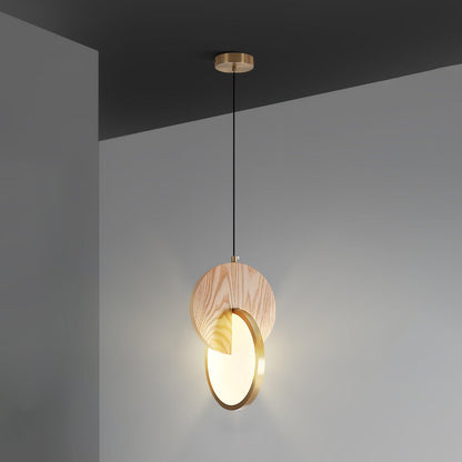 Double Disk Hanging light Pendant Lamp