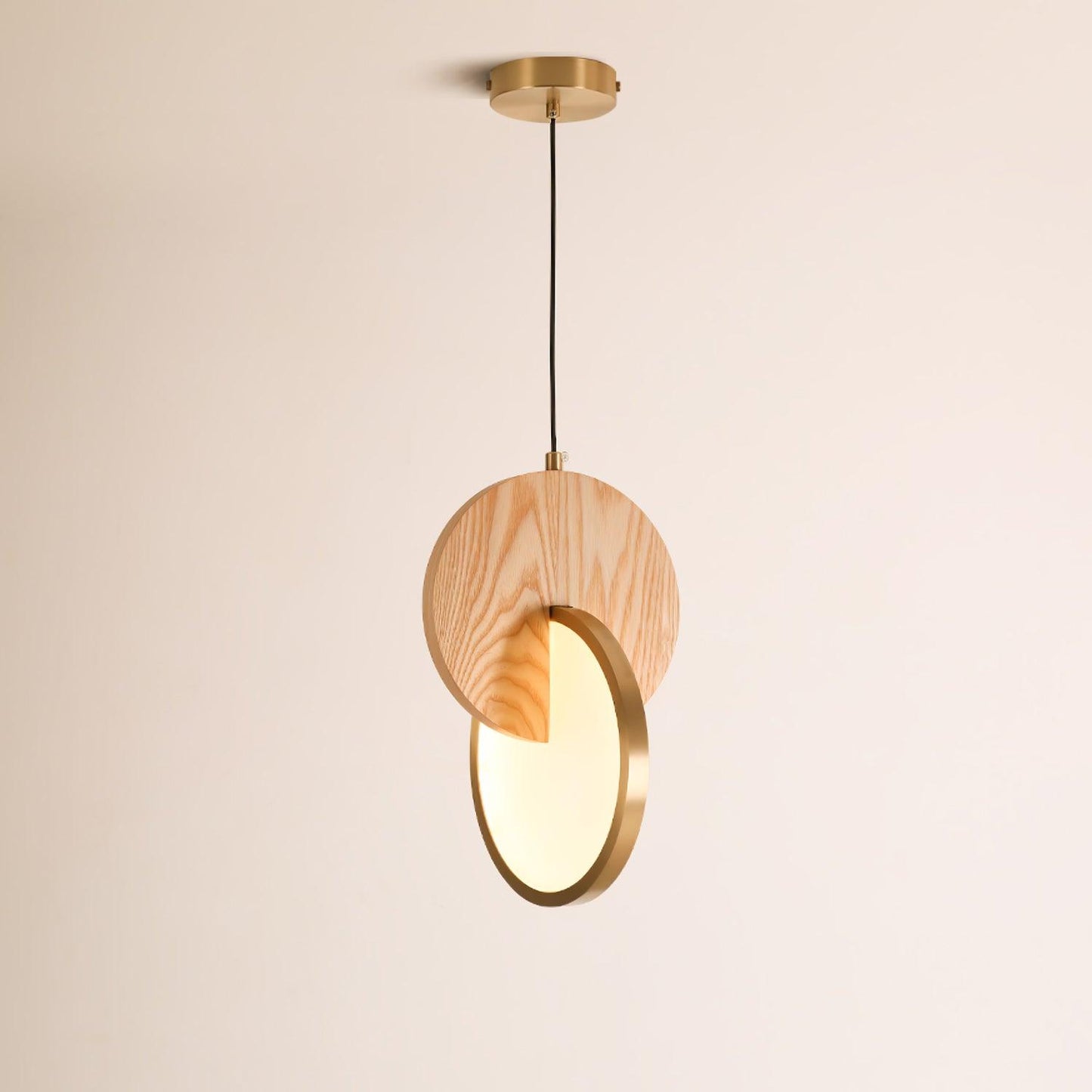 Double Disk Hanging light Pendant Lamp