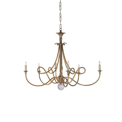 Double Twist Gasolier Chandelier