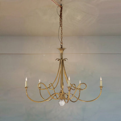 Double Twist Gasolier Chandelier