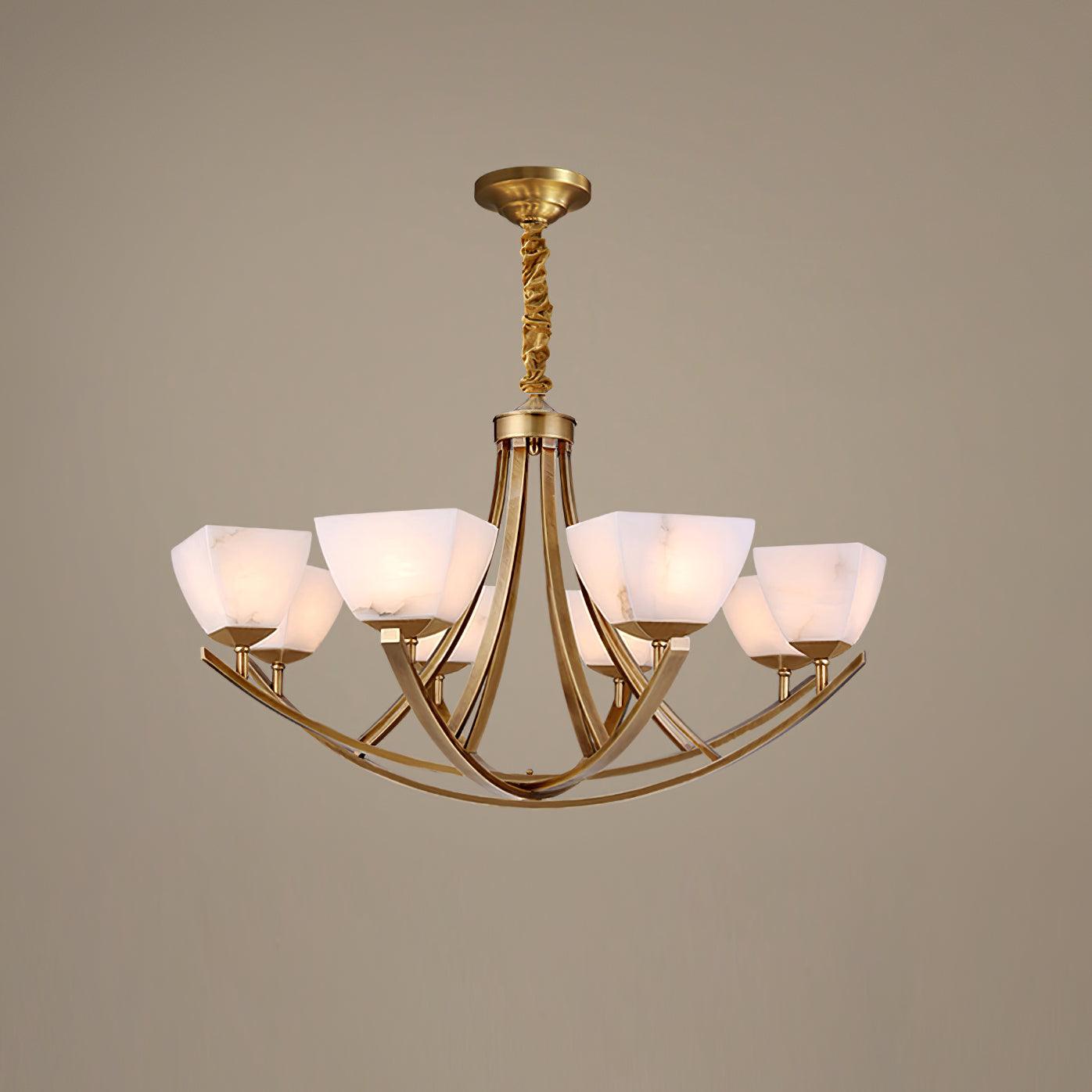 Dover Brass Ceiling fixture Chandelier