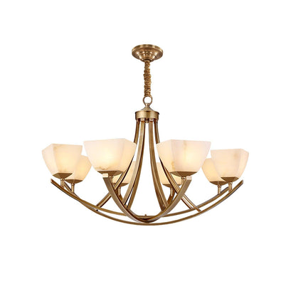 Dover Brass Ceiling fixture Chandelier