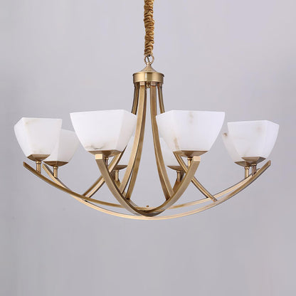 Dover Brass Ceiling fixture Chandelier