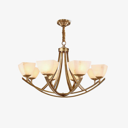 Dover Brass Ceiling fixture Chandelier