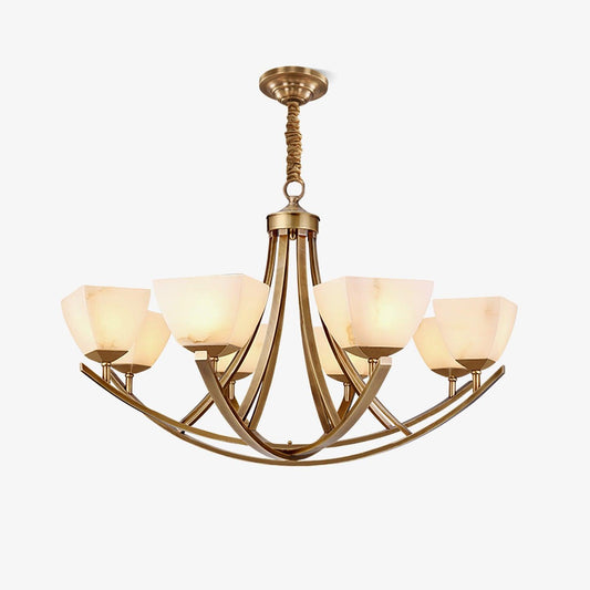 Dover Brass Ceiling fixture Chandelier