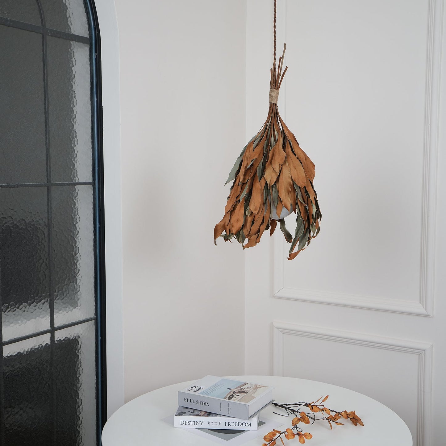 Dried Branch Leaf Houselight Pendant Lamp