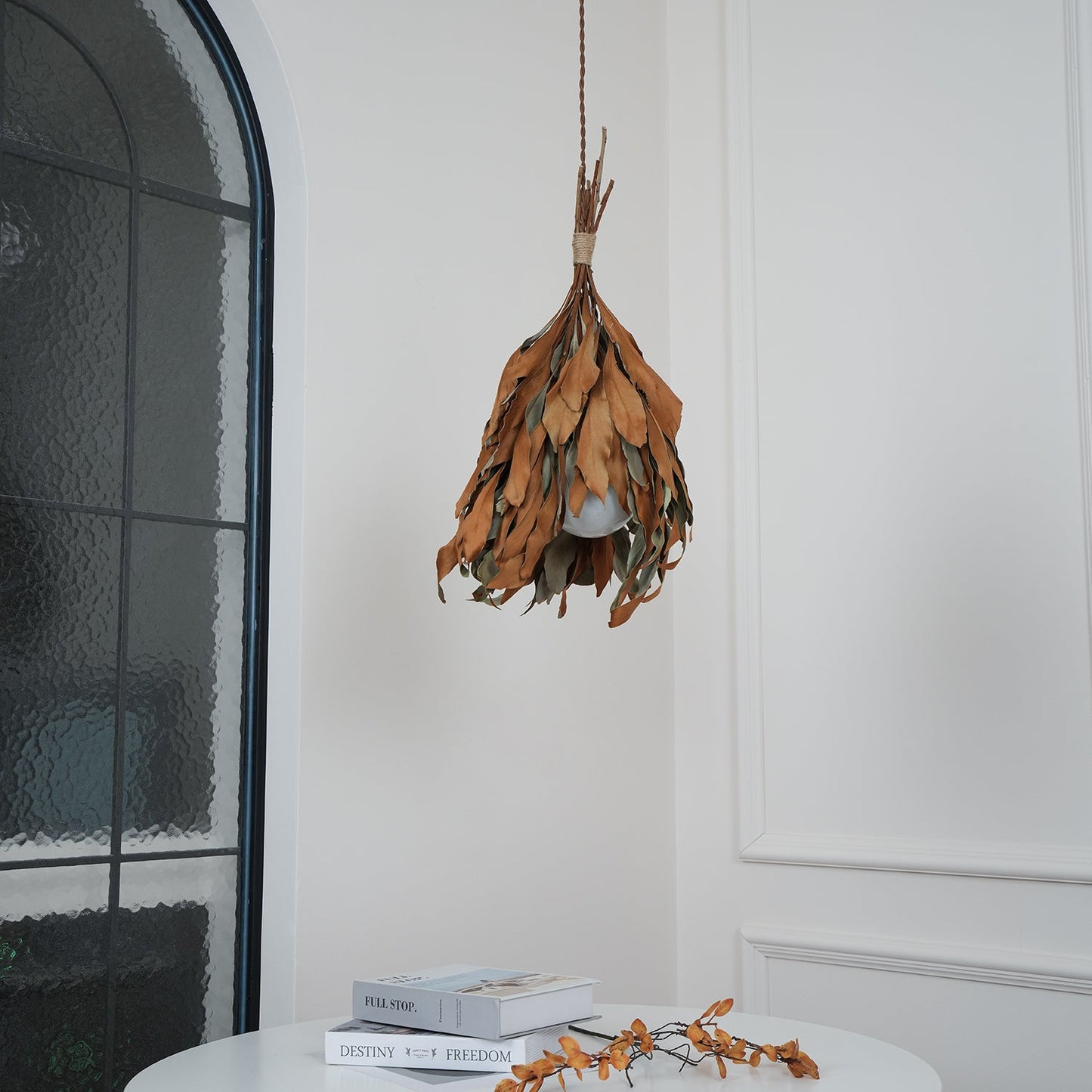 Dried Branch Leaf Houselight Pendant Lamp