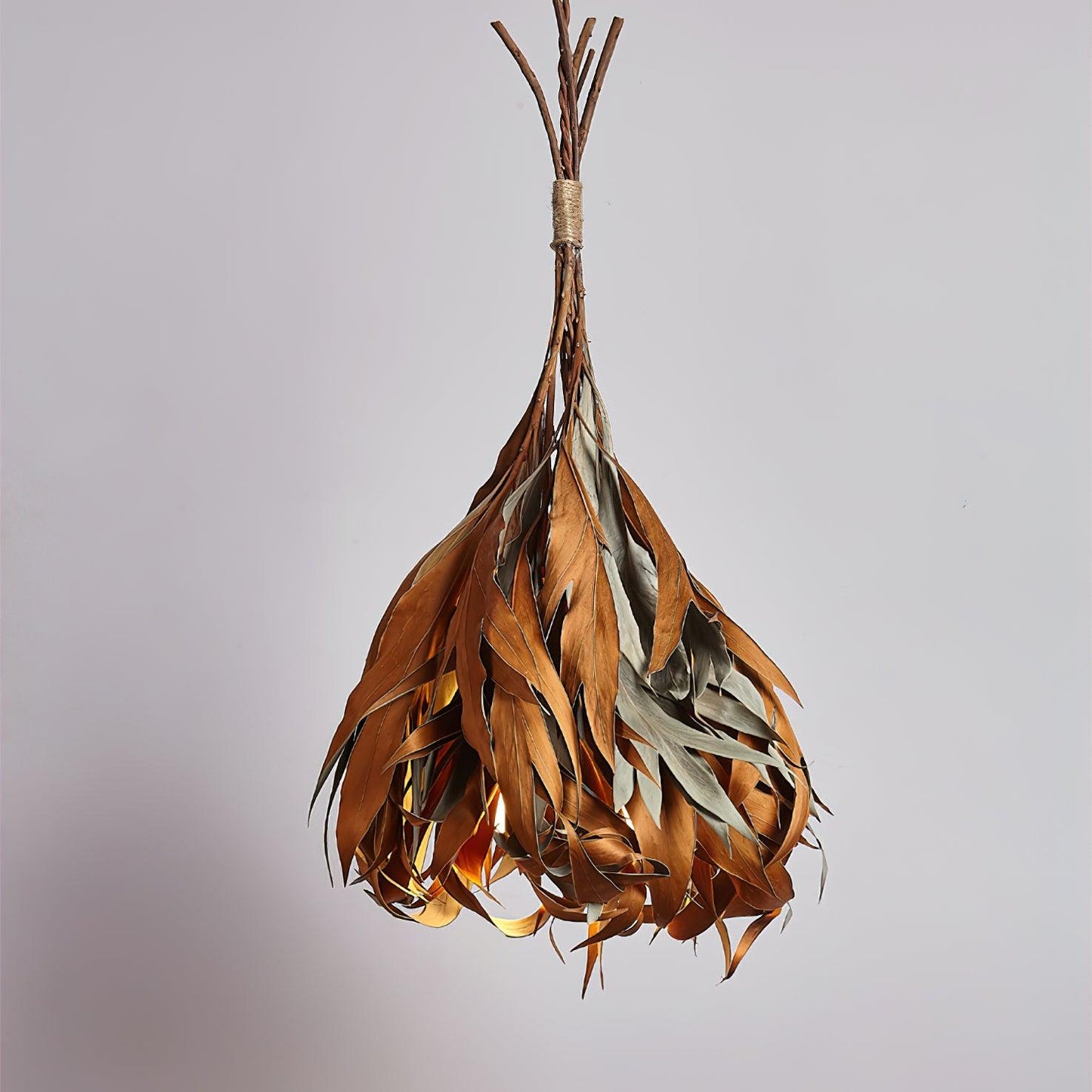 Dried Branch Leaf Houselight Pendant Lamp