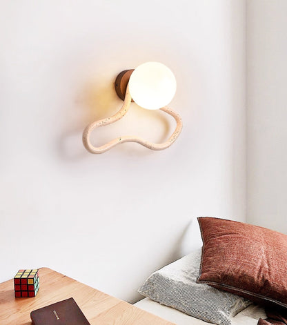 Driftform Travertine Wall Sconce