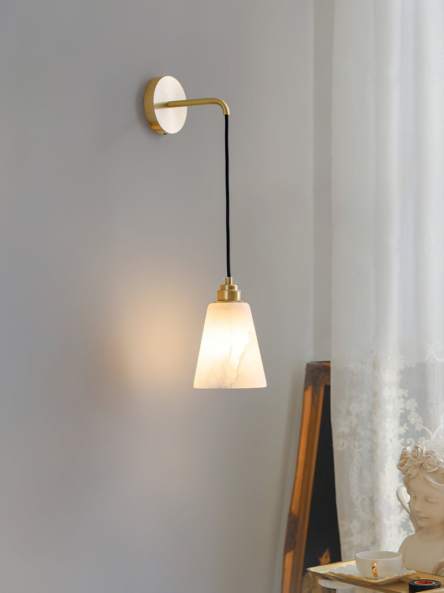 Droplet Alabaster Wall-mounted light Wall Lamp