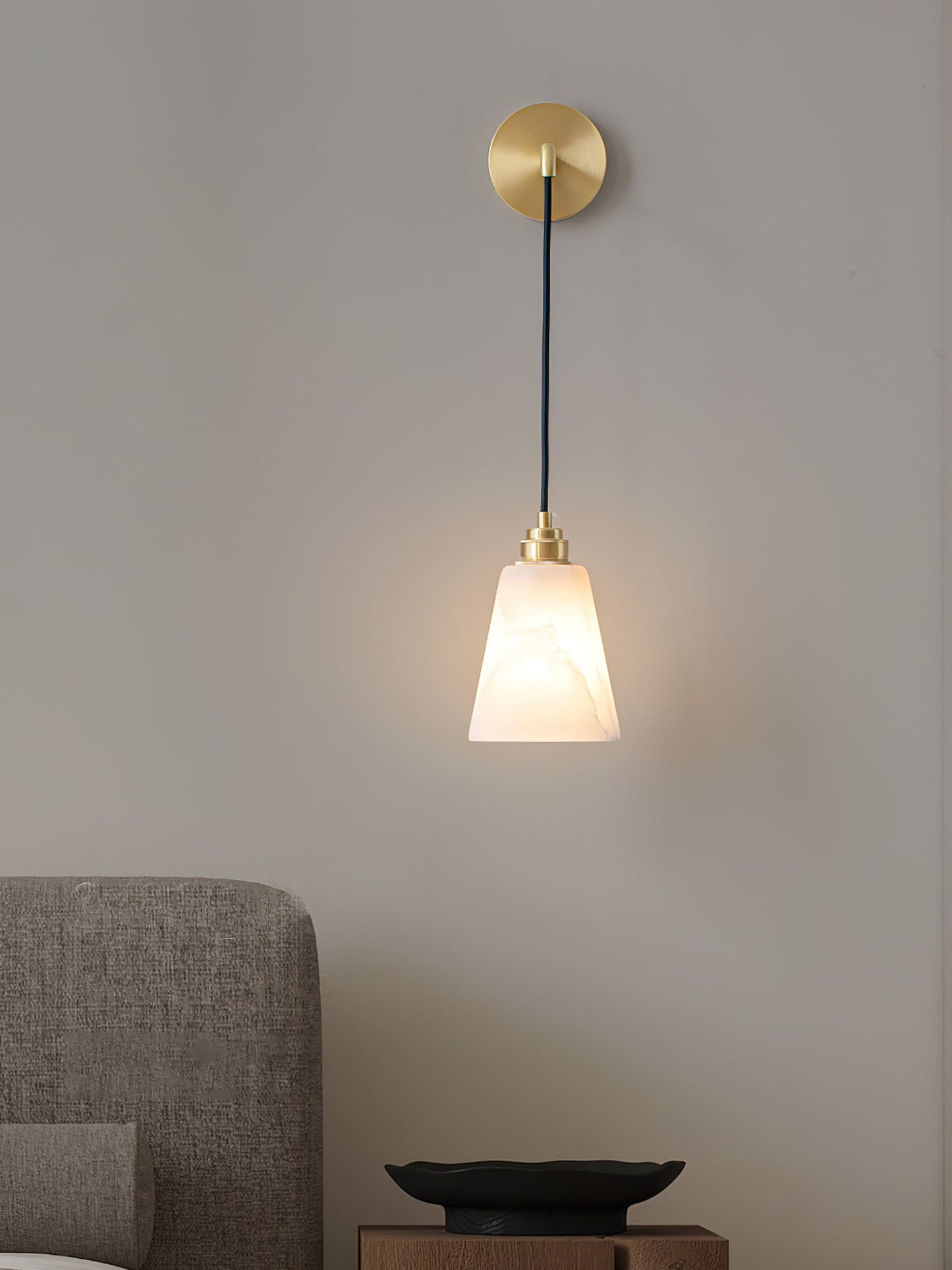 Droplet Alabaster Wall-mounted light Wall Lamp