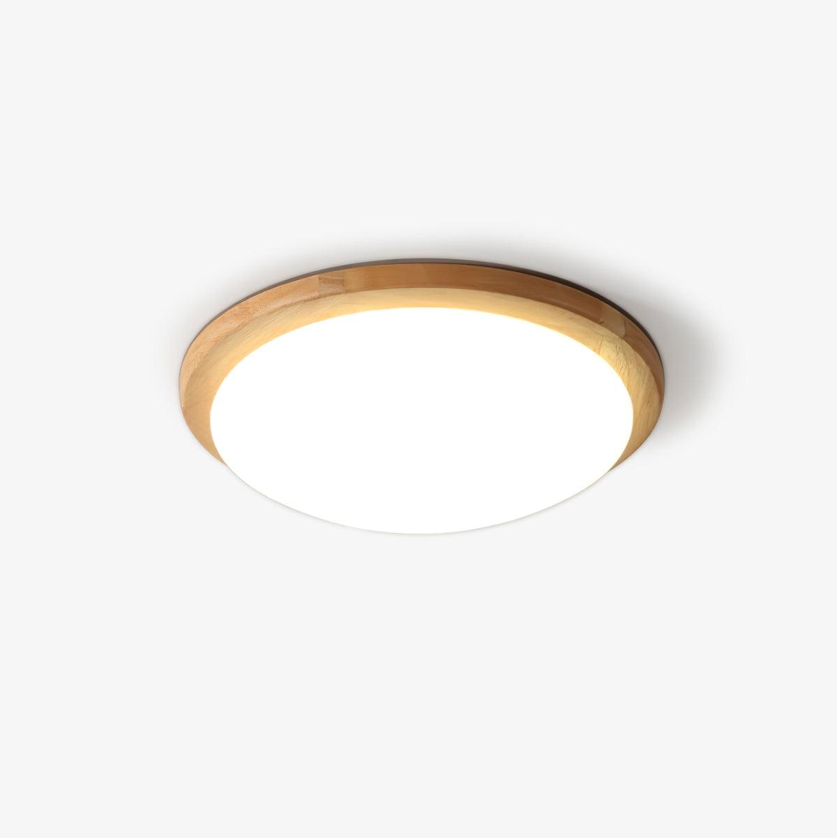 Drum Wood Flush mount light Ceiling Lamp