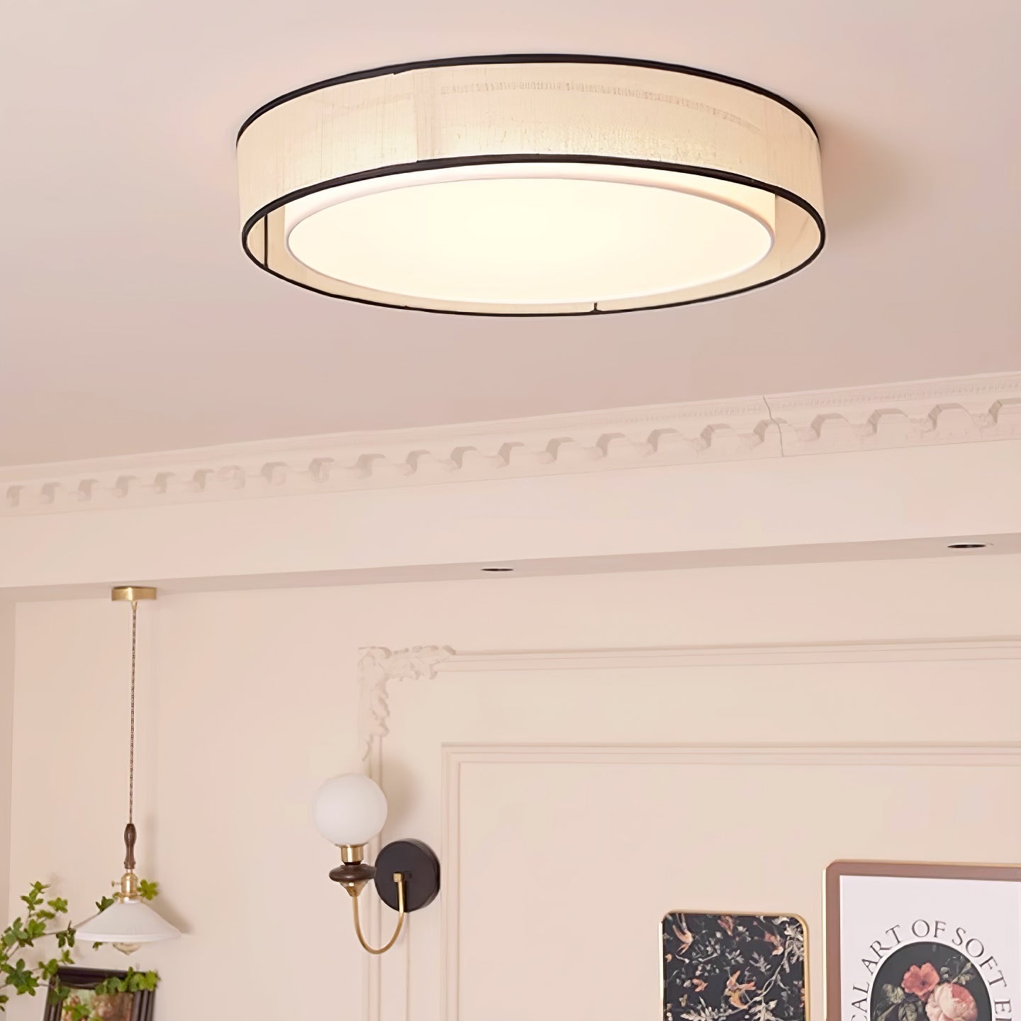 Drum Rould Ceiling light Ceiling Lamp