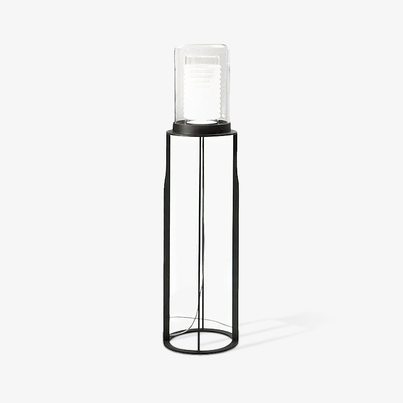 Dual Cylinder Glass Floor Lamp