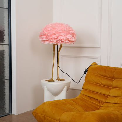 Duck Feet Feather Accent lamp Table Lamp