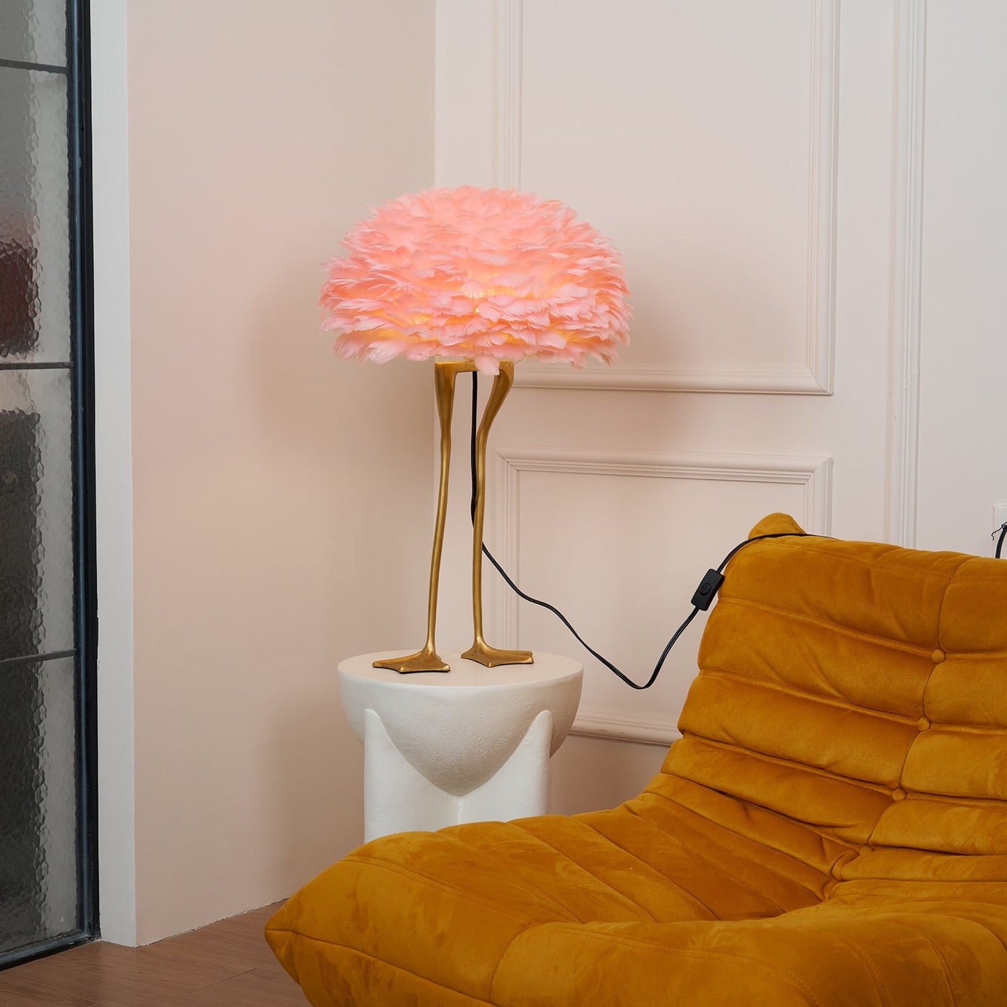 Duck Feet Feather Accent lamp Table Lamp