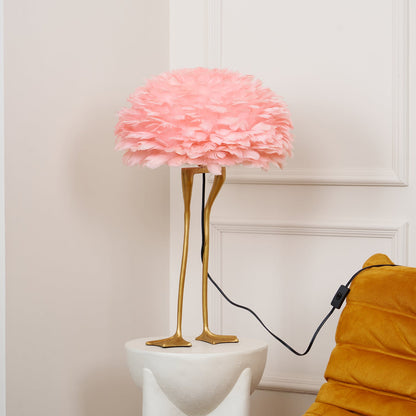 Duck Feet Feather Accent lamp Table Lamp