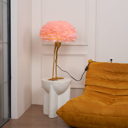 Duck Feet Feather Accent lamp Table Lamp