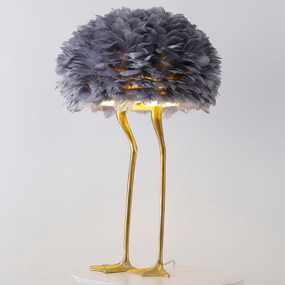 Duck Feet Feather Accent lamp Table Lamp