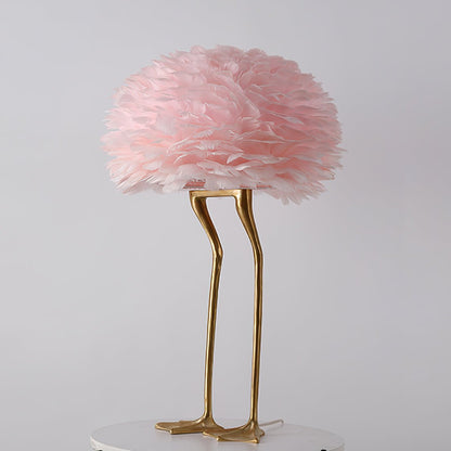 Duck Feet Feather Accent lamp Table Lamp