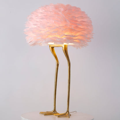 Duck Feet Feather Accent lamp Table Lamp