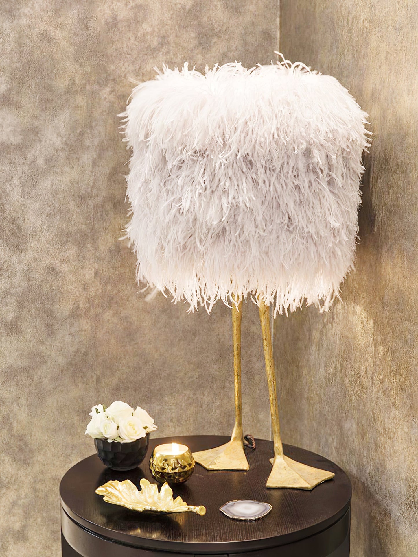 Duck Feet Feather Accent lamp Table Lamp