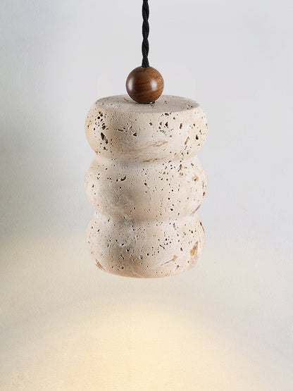 Dune Pebble Travertine Pendant Light