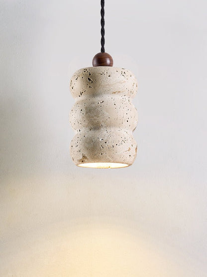 Dune Pebble Travertine Pendant Light