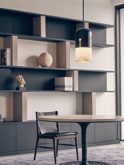 Duotone Capsule Alabaster Pendant Lamp