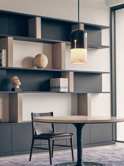 Duotone Capsule Alabaster Pendant Lamp