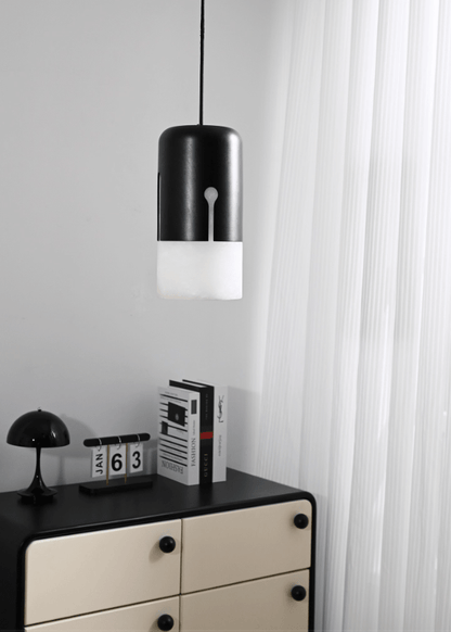 Duotone Capsule Alabaster Pendant Lamp