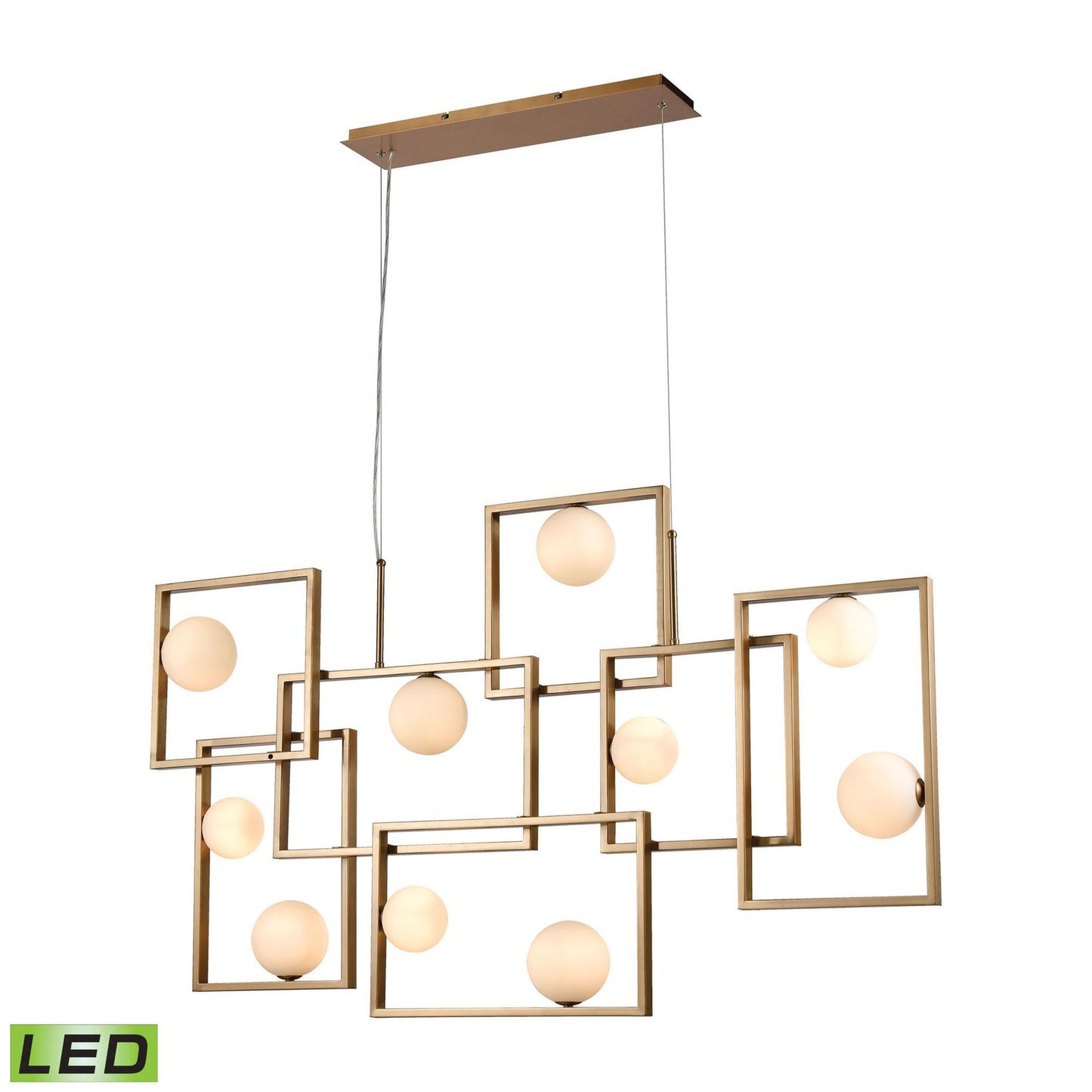 Elk Home Amazed 51 Inch 7 Light Led Linear Suspension Light Cp424282