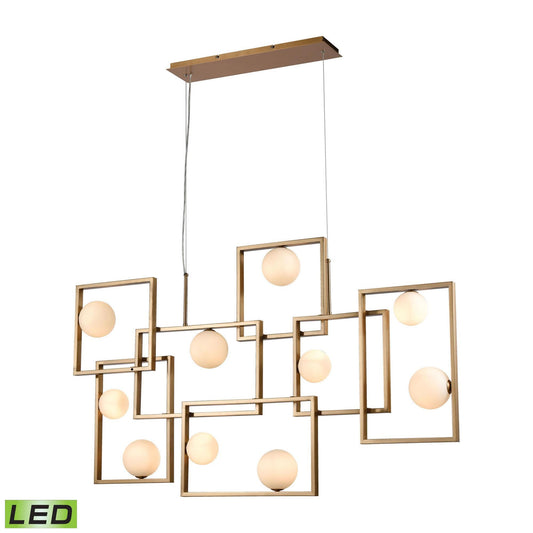 Elk Home Amazed 51 Inch 7 Light Led Linear Suspension Light Cp424282