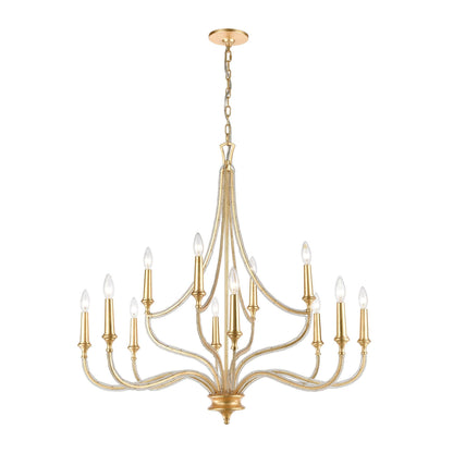 Elk Lighting La Rochelle 38 Inch 12 Light Chandelier Cp377691