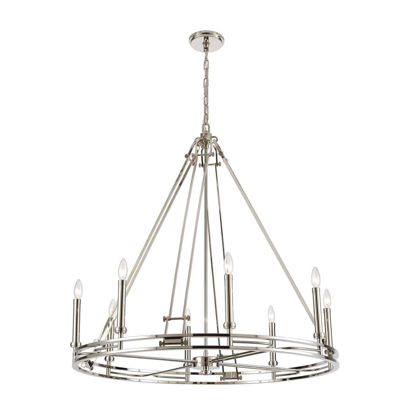 Elk Lighting Bergamo 36 Inch 8 Light Chandelier Cp377690