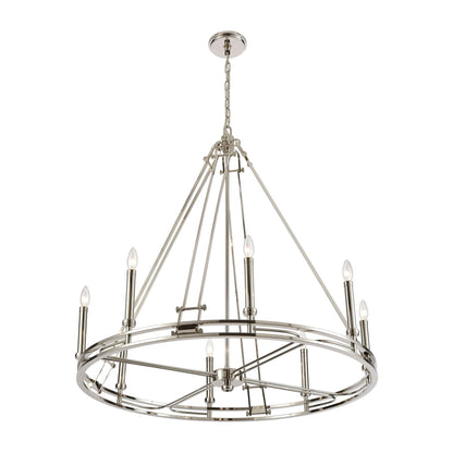 Elk Lighting Bergamo 36 Inch 8 Light Chandelier Cp377690