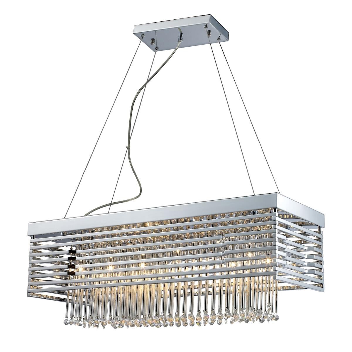 Elk Lighting Cortina 30 Inch 12 Light Linear Suspension Light Cp46282