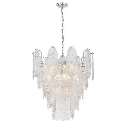 Elk Lighting Frozen Cascade 26 Inch 9 Light Chandelier Cp377679