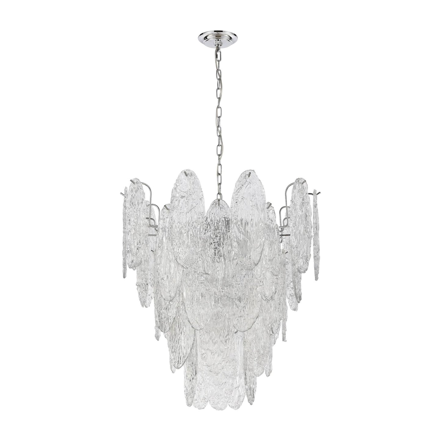 Elk Lighting Frozen Cascade 26 Inch 9 Light Chandelier Cp377679