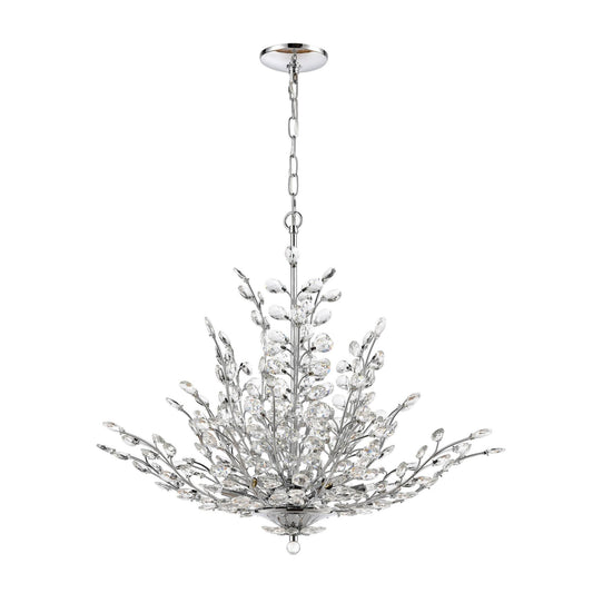 Elk Lighting Crystique 30 Inch 9 Light Chandelier Cp377676