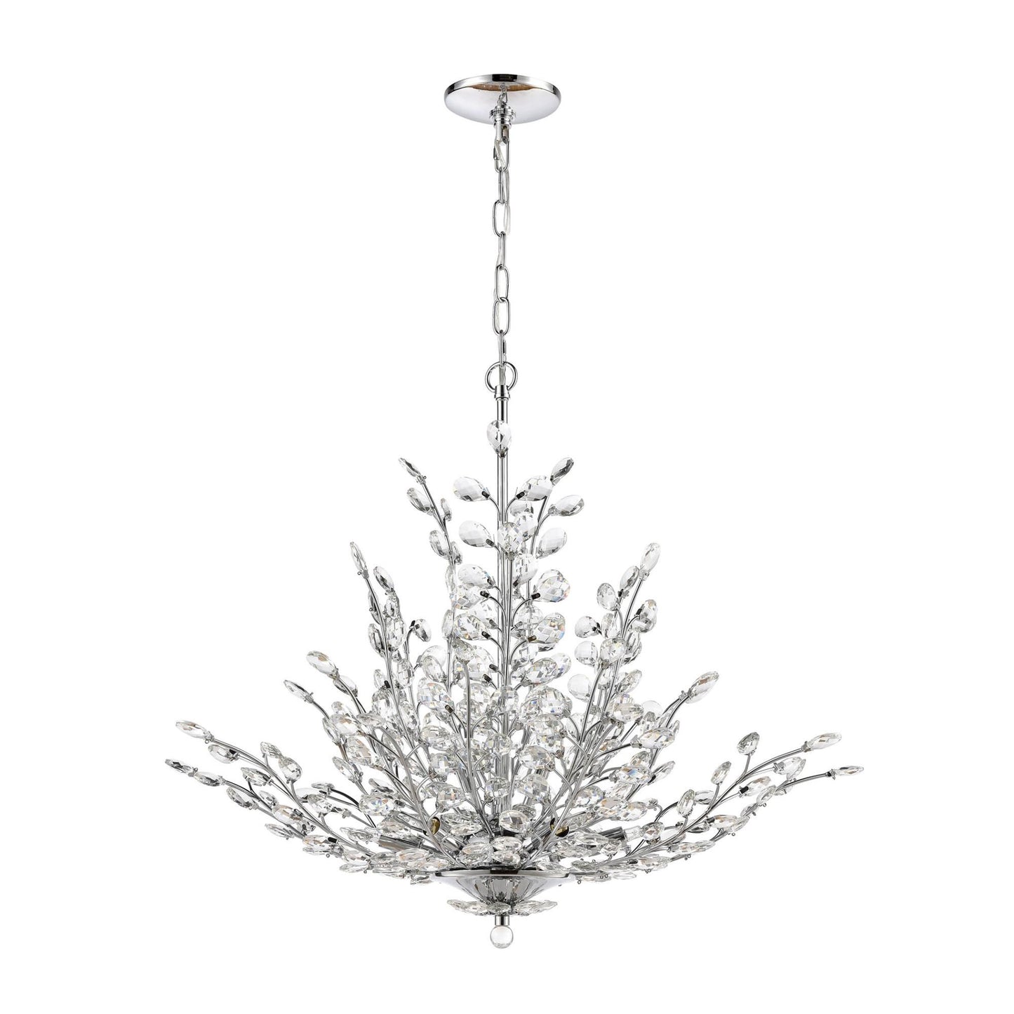 Elk Lighting Crystique 30 Inch 9 Light Chandelier Cp377676