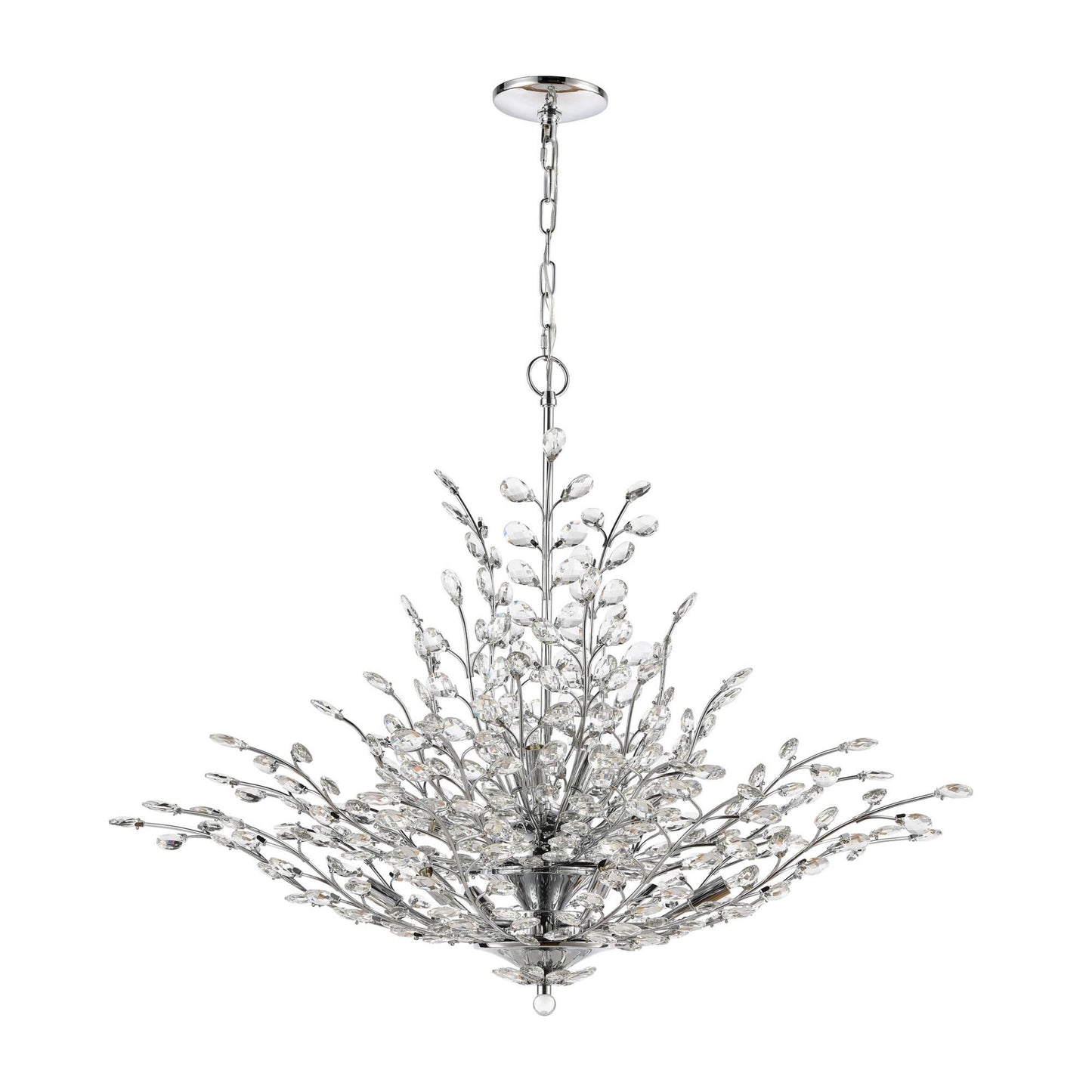 Elk Lighting Crystique 38 Inch 12 Light Chandelier Cp377684