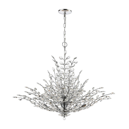 Elk Lighting Crystique 38 Inch 12 Light Chandelier Cp377684