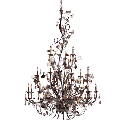 Elk Lighting Cristallo Fiore 56 Inch 18 Light Chandelier Cp107402