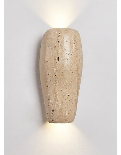 Earthy Stone Wall Sconce