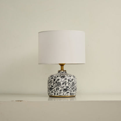 Ebony Vine Ceramic Table Lamp